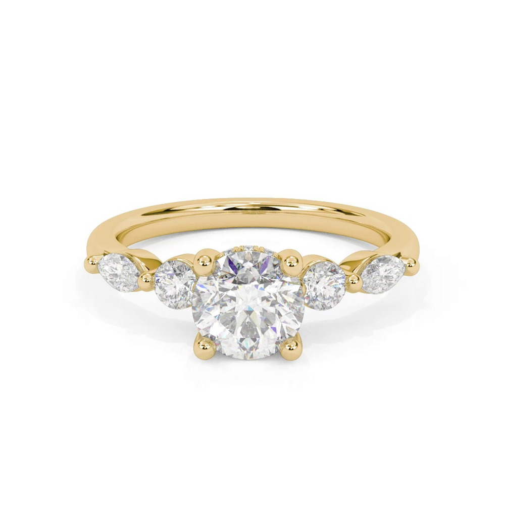 360 degree view of Deirdre Luxe Hidden Halo Engagement Ring