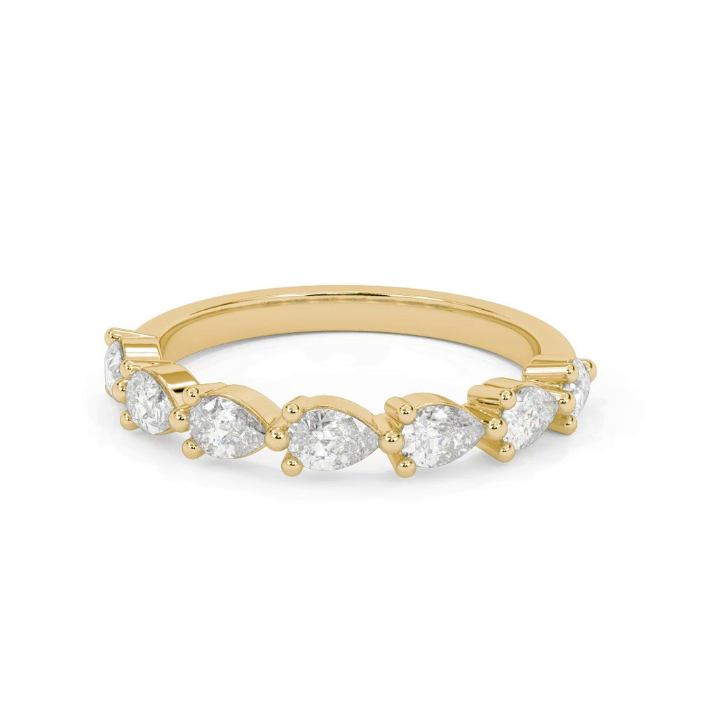 360 degree view of Georgina Seven-Stone Pear Diamond Band