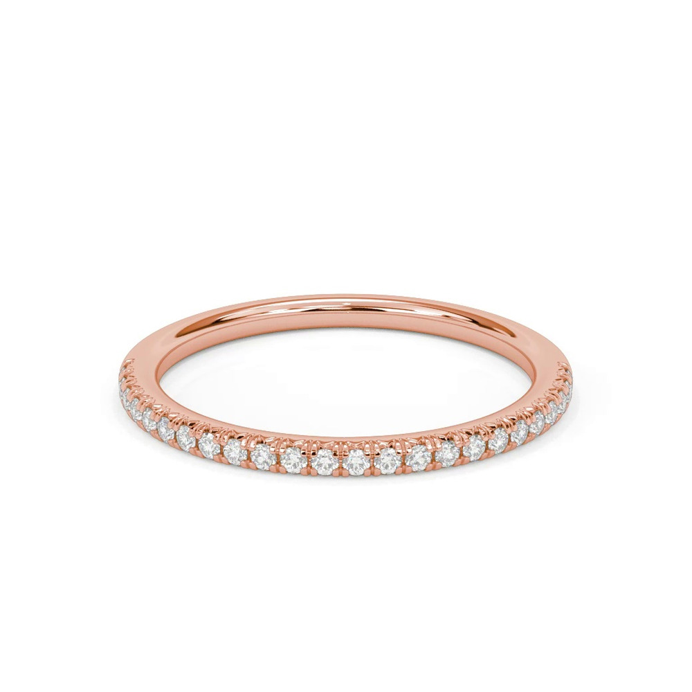 360 degree view of Leyton Pavé Diamond Band