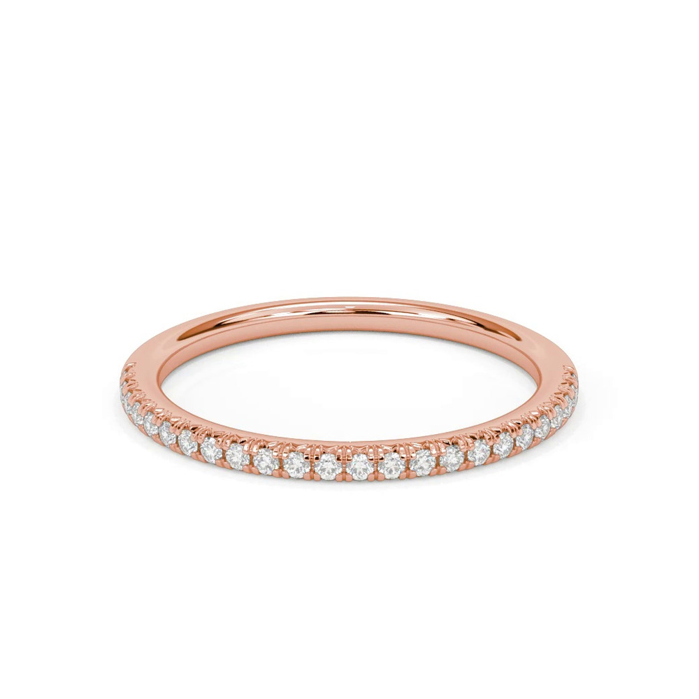 360 degree view of Rayleigh Pavé Diamond Band