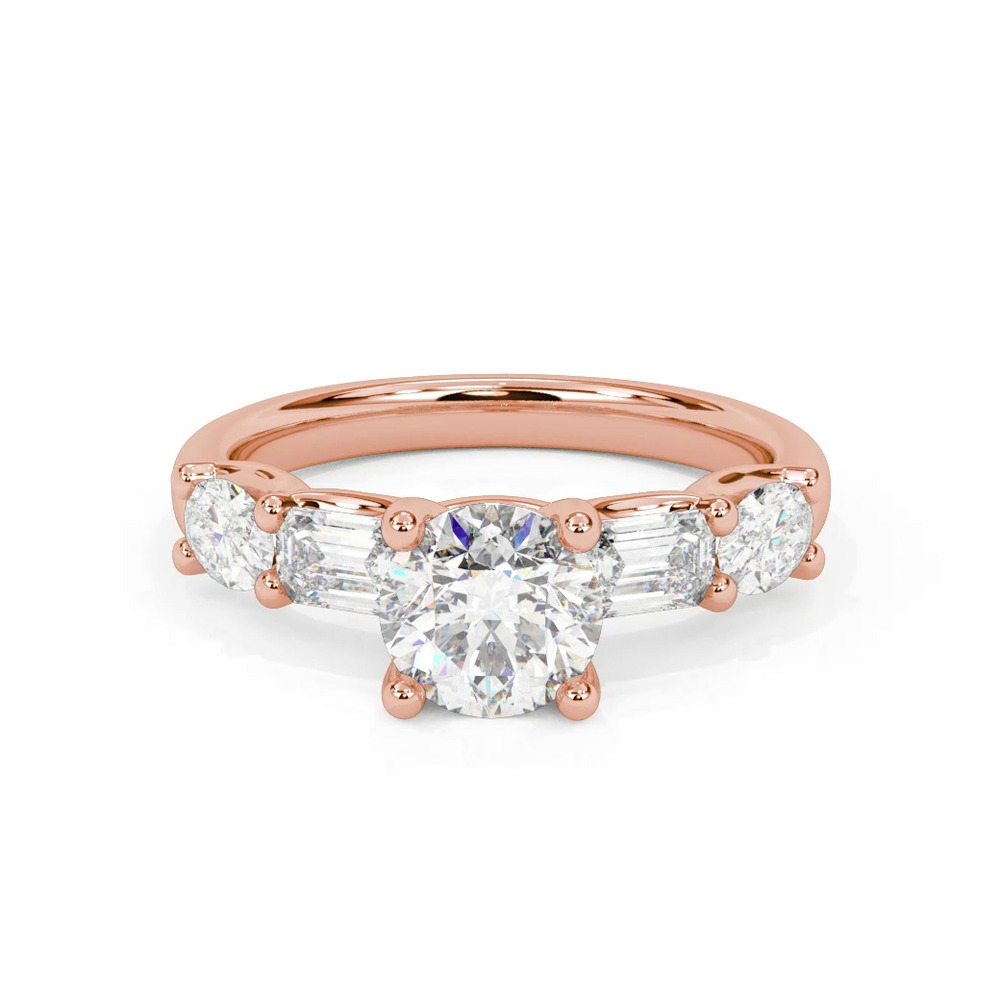 360 degree view of Kent Mixed-Shape Lab Engagement Ring