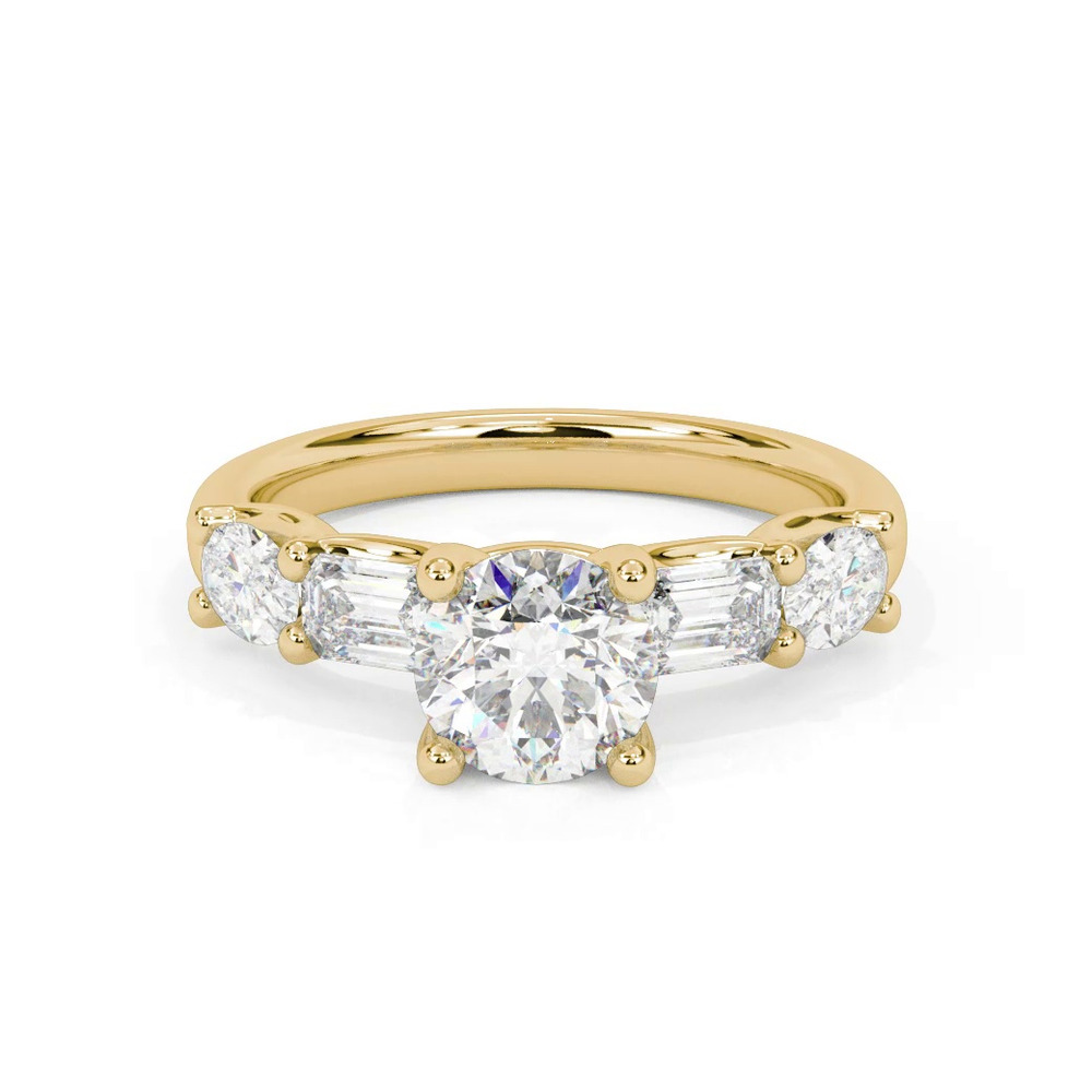 360 degree view of Kent Mixed-Shape Lab Engagement Ring