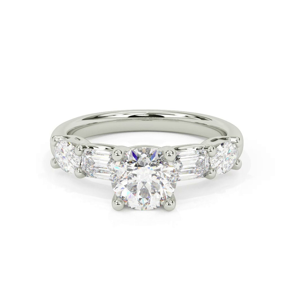 360 degree view of Kent Mixed-Shape Lab Engagement Ring