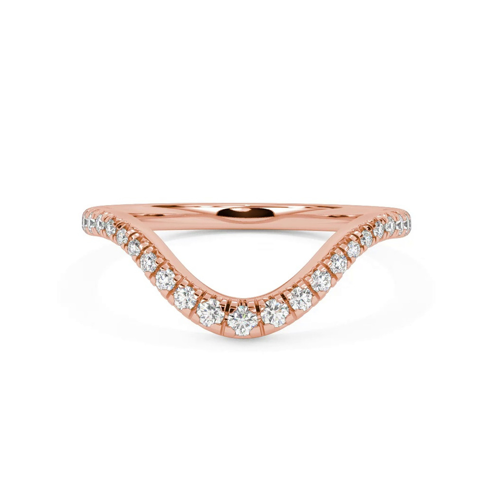 360 degree view of Curvelle Pavé Band