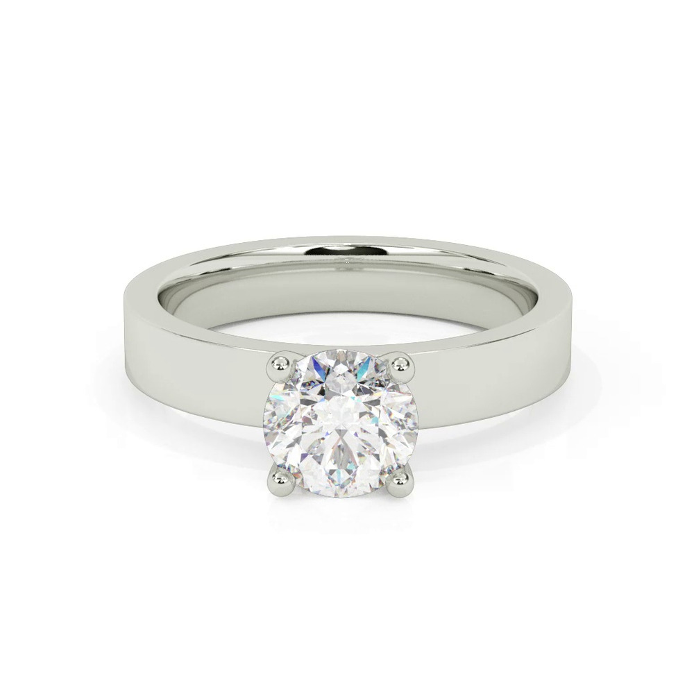 360 degree view of Cortina Wide Engagement Ring (3.5mm)