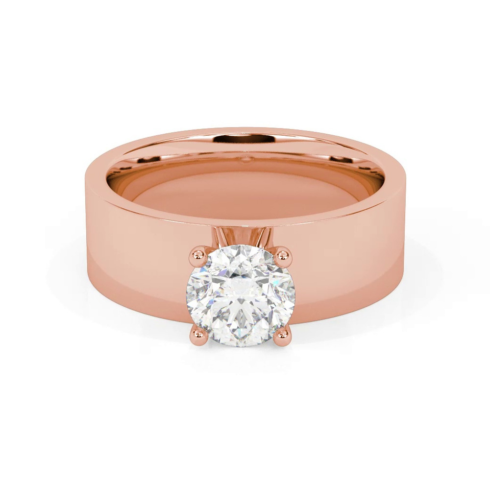360 degree view of Cortina Wide Engagement Ring (6.5mm)