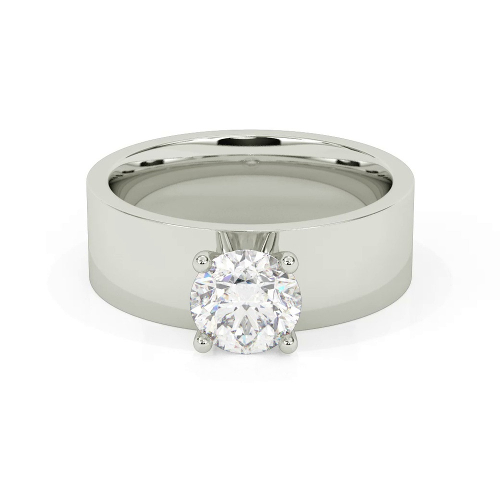 360 degree view of Cortina Wide Engagement Ring (6.5mm)