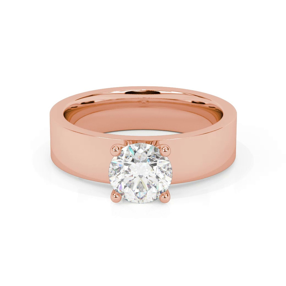 360 degree view of Cortina Wide Engagement Ring (5mm)