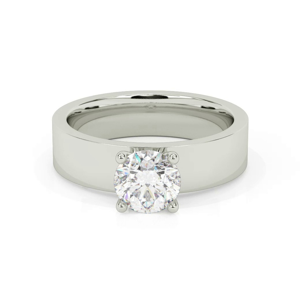360 degree view of Cortina Wide Engagement Ring (5mm)