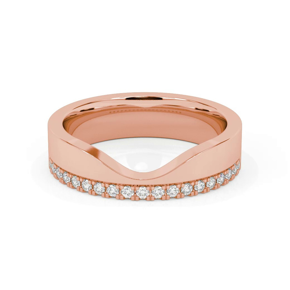 360 degree view of Cortina Diamond Curved Wide Band