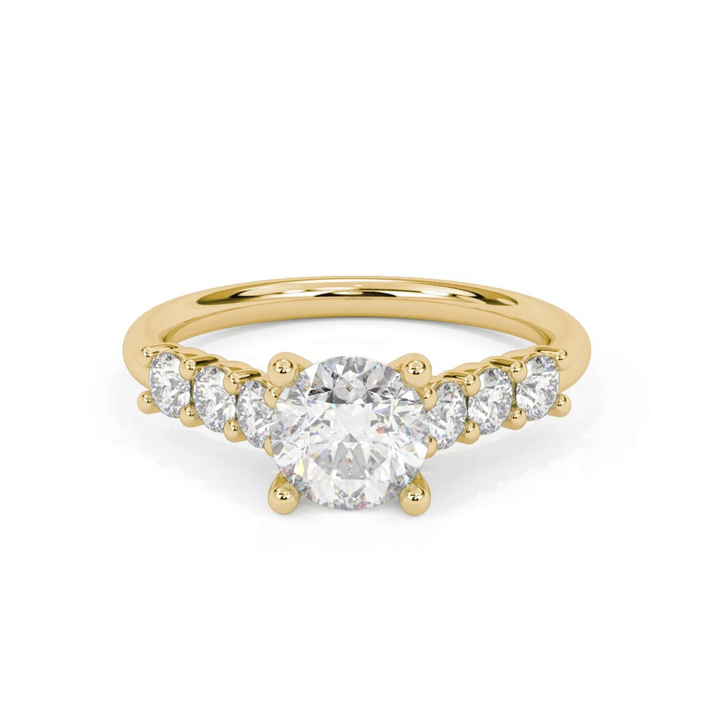 360 degree view of Nicola Diamond Accent Engagement Ring