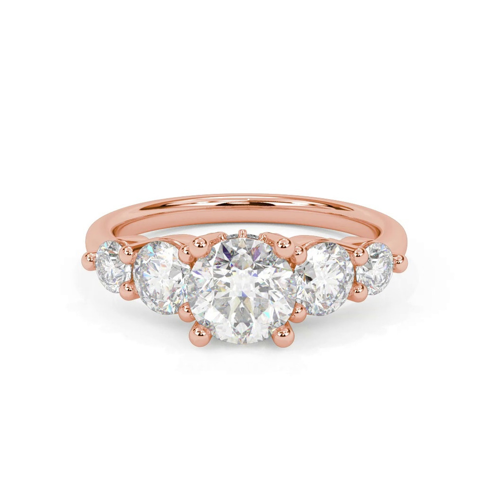 360 degree view of Simone Hidden Halo Engagement Ring