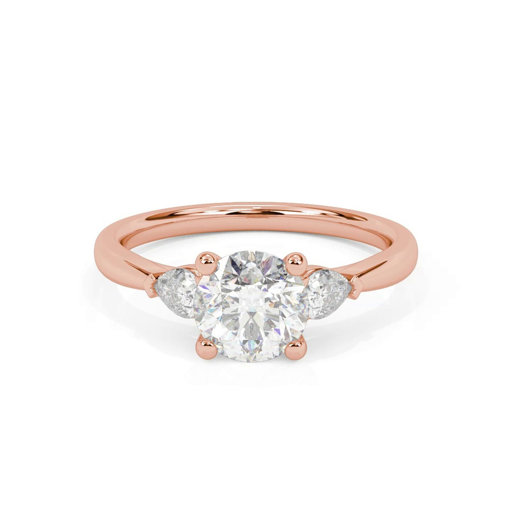 360 degree view of Jacie Three Stone Engagement Ring