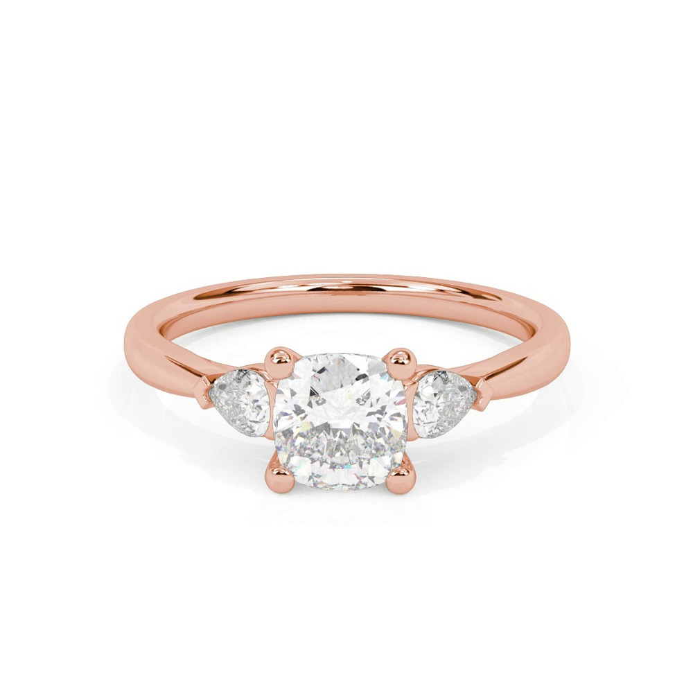 360 degree view of Jacie Three Stone Engagement Ring