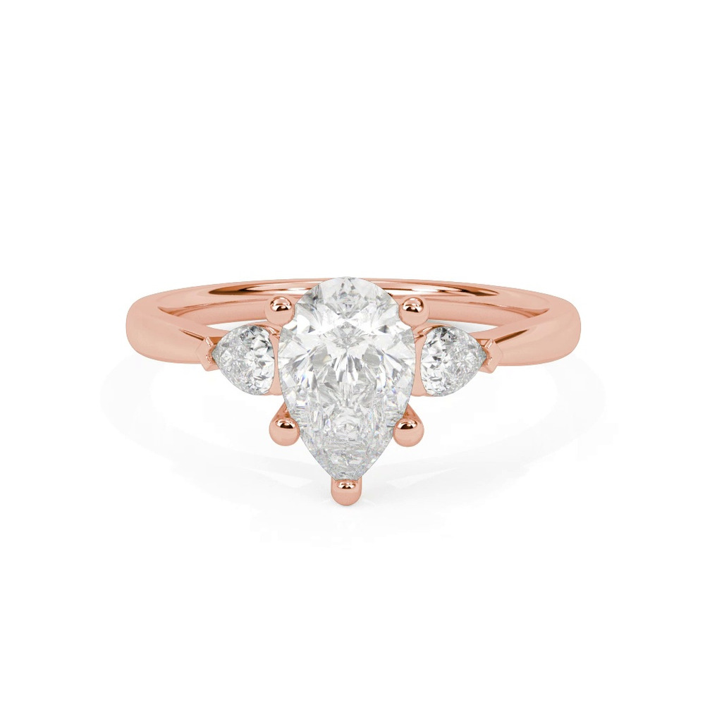 360 degree view of Jacie Three Stone Engagement Ring