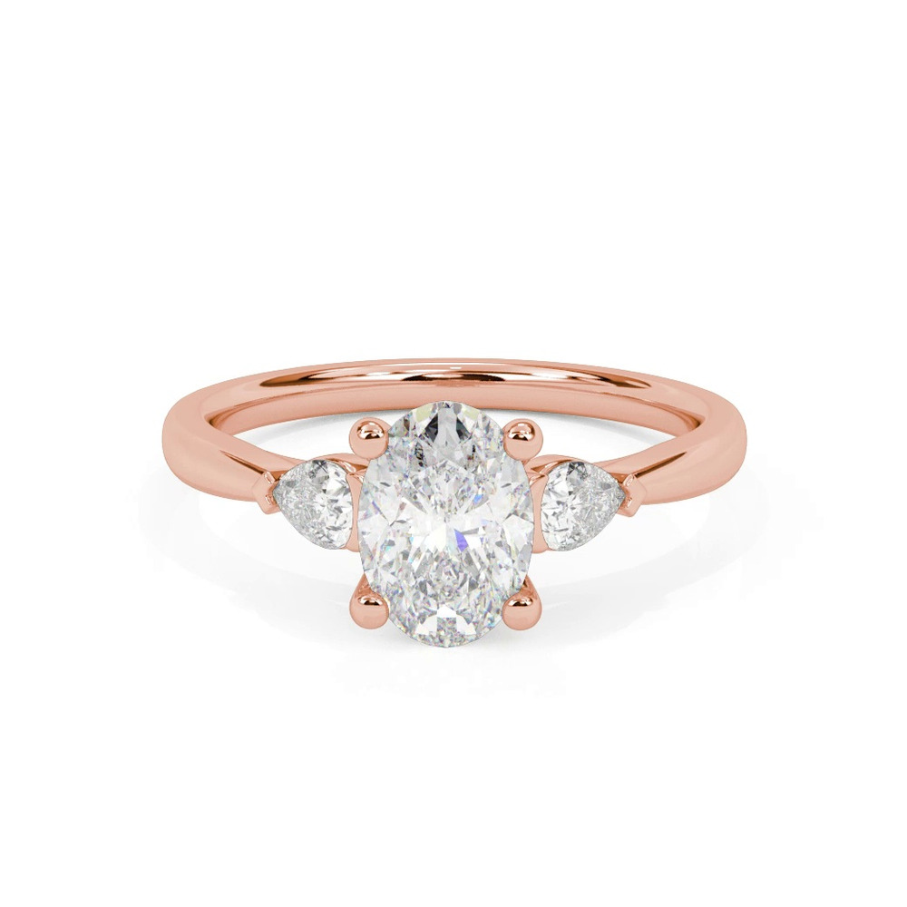 360 degree view of Jacie Three Stone Engagement Ring