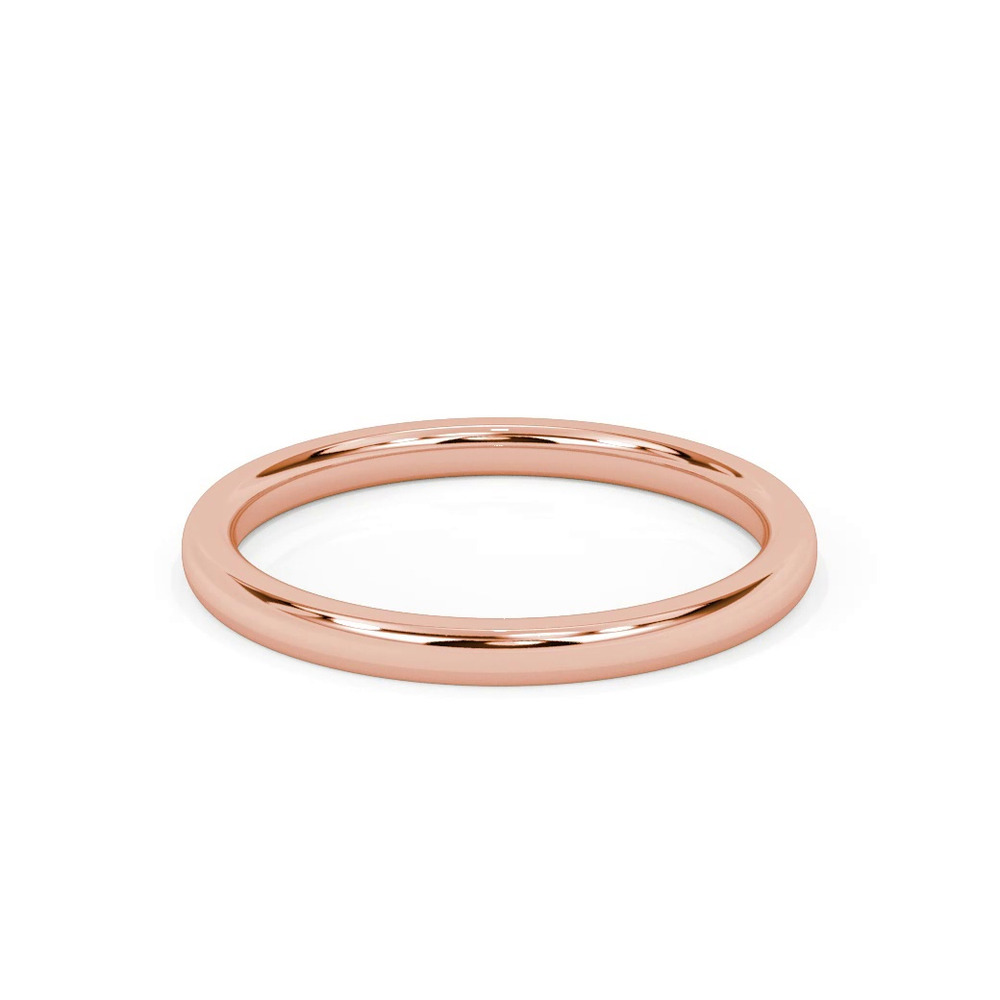 360 degree view of Jacie High Polished Wedding Band