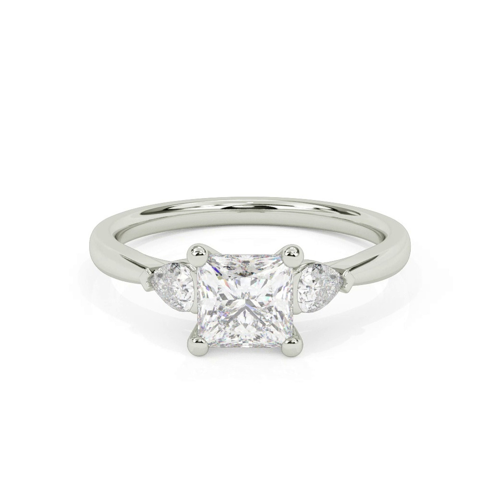 360 degree view of Jacie Three Stone Engagement Ring