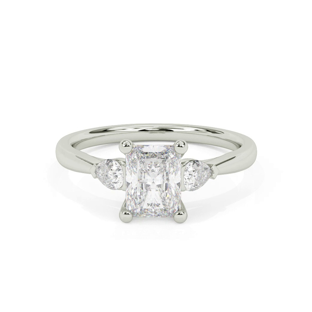 360 degree view of Jacie Three Stone Engagement Ring