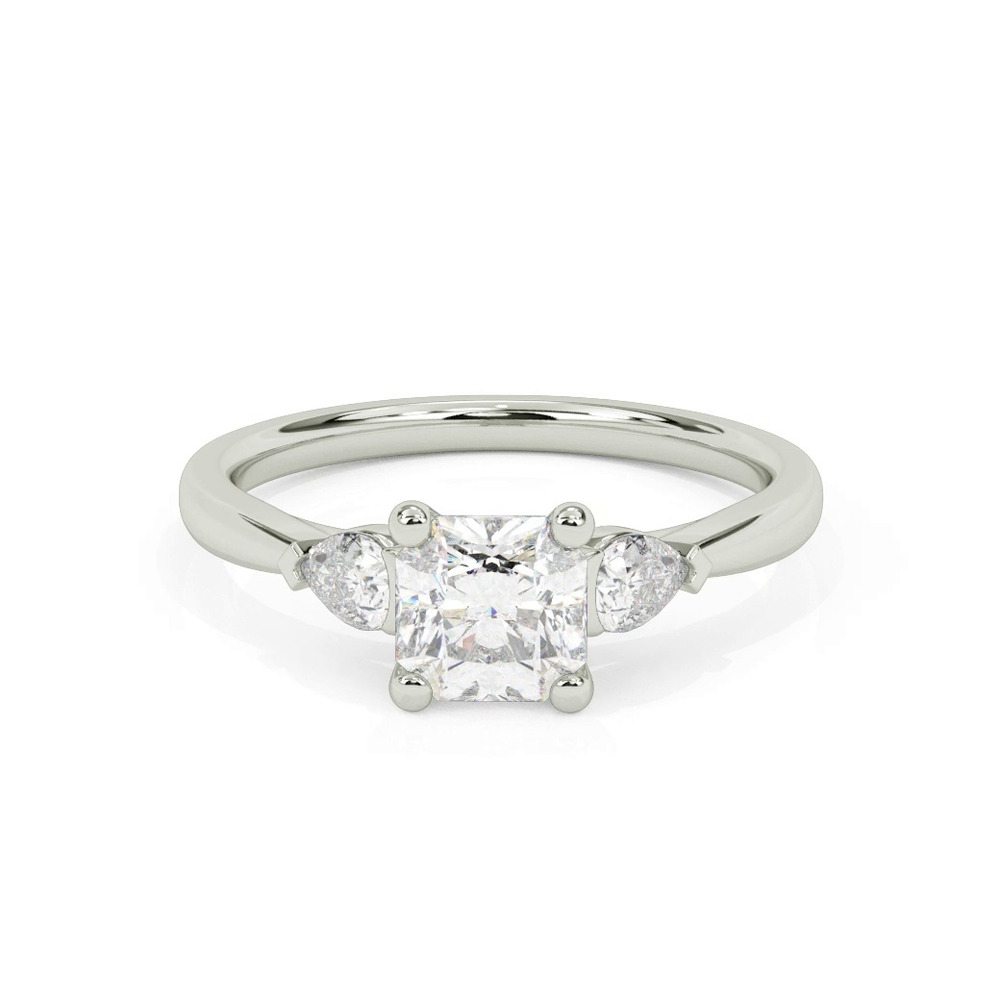 360 degree view of Jacie Three Stone Engagement Ring
