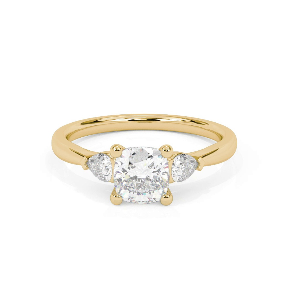 360 degree view of Jacie Three Stone Engagement Ring