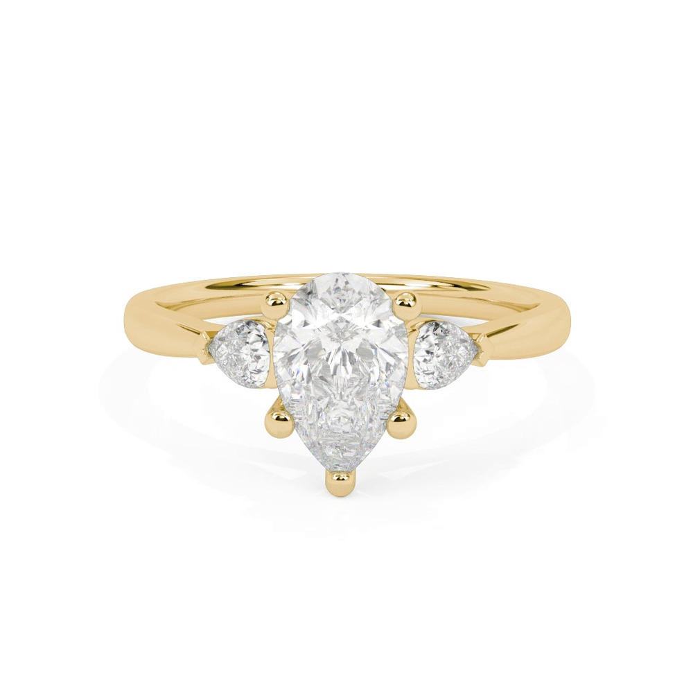 360 degree view of Jacie Three Stone Engagement Ring