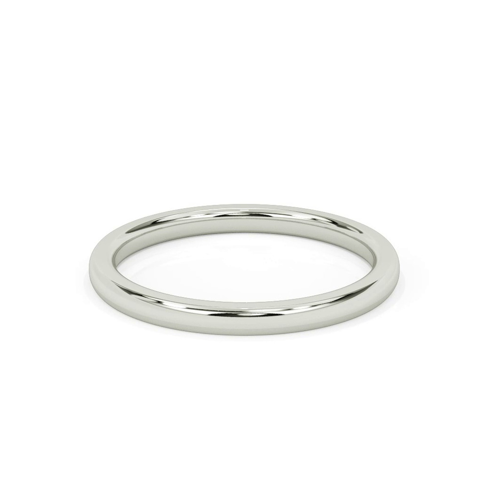 360 degree view of Jacie High Polished Wedding Band