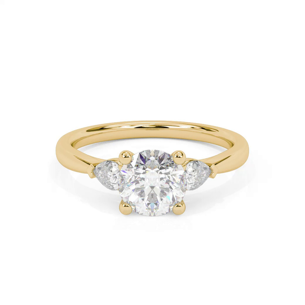 360 degree view of Jacie Three-Stone Lab Diamond Engagement Ring (0.25 ct. tw.)