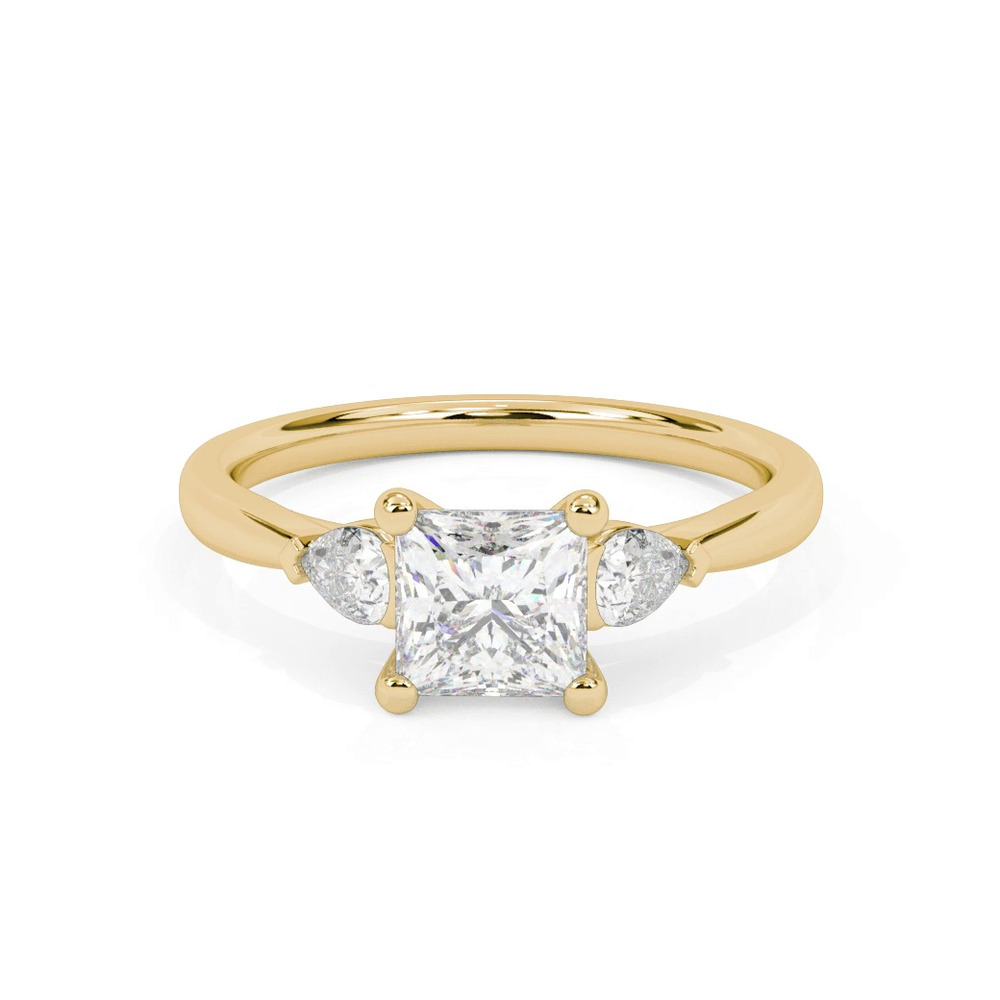 360 degree view of Jacie Three Stone Engagement Ring