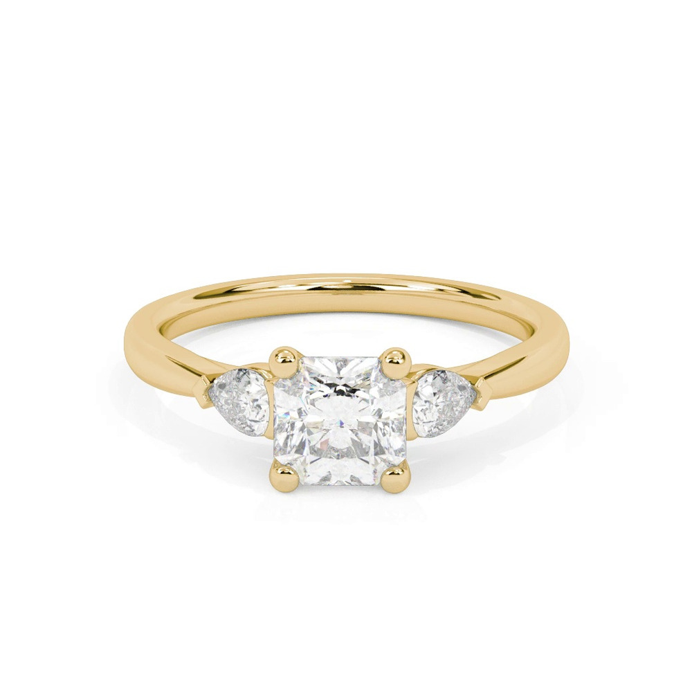 360 degree view of Jacie Three Stone Engagement Ring