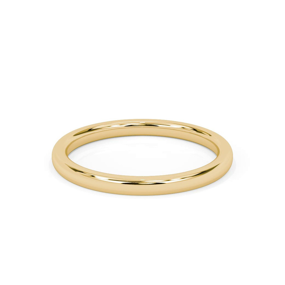 360 degree view of Jacie High Polished Wedding Band