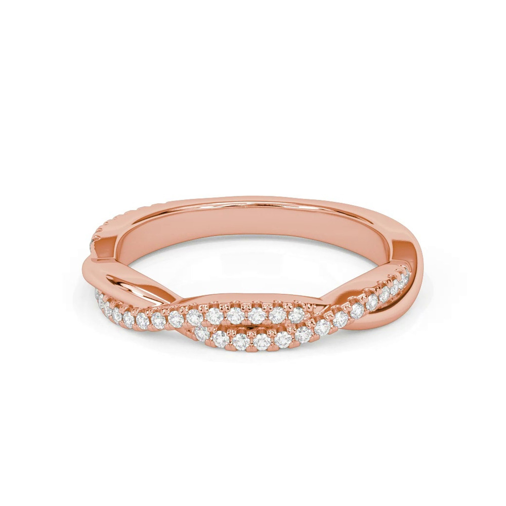 360 degree view of Sabine Crossover Pavé Band