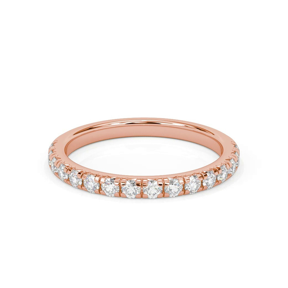 360 degree view of Alma Pavé Diamond Band
