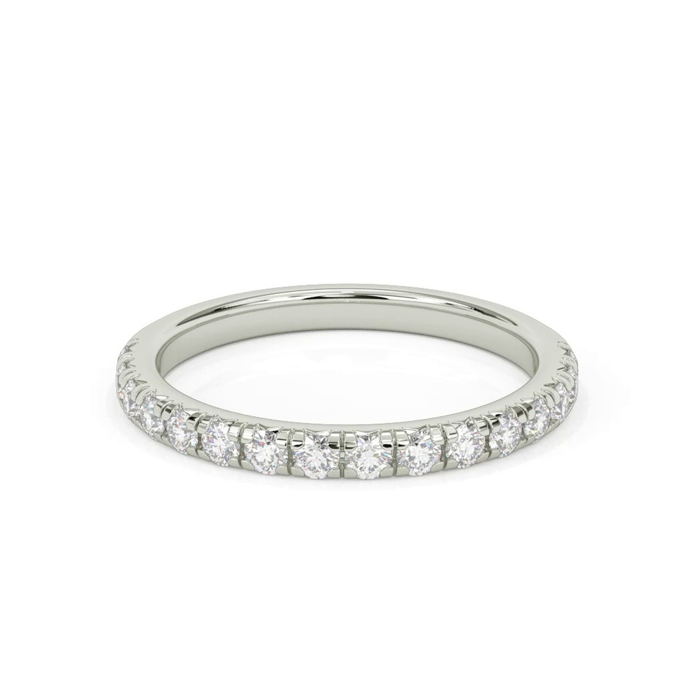 360 degree view of Alma Pavé Diamond Band