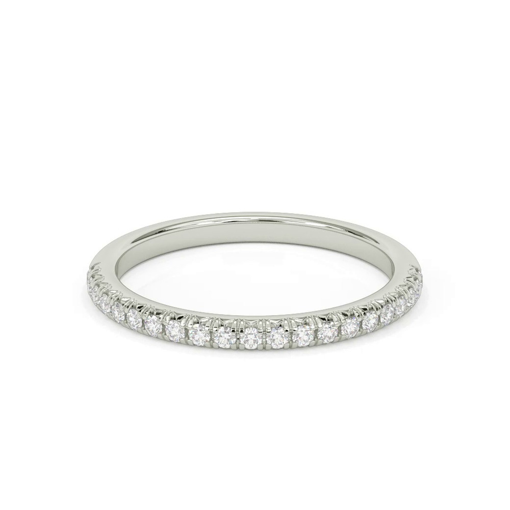 360 degree view of Blanche Pavé Diamond Band