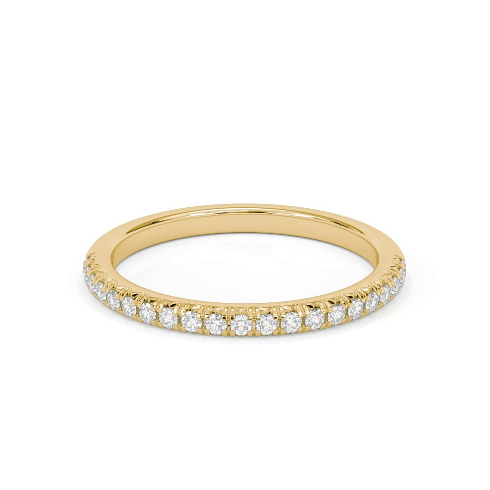 360 degree view of Blanche Pavé Diamond Band