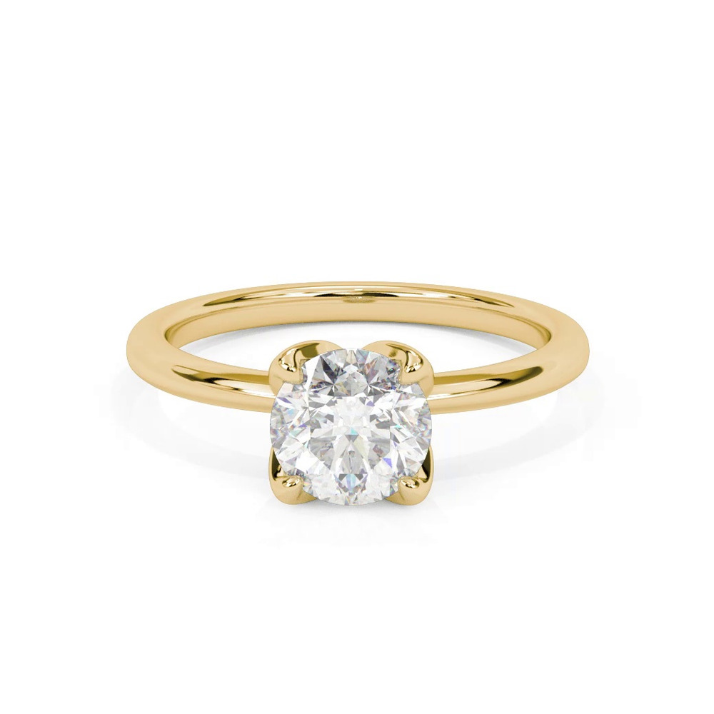 360 degree view of Maryrose Petal Shaped Solitaire Engagement Ring