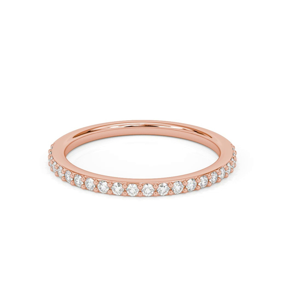 360 degree view of Aoife Pavé Diamond Band