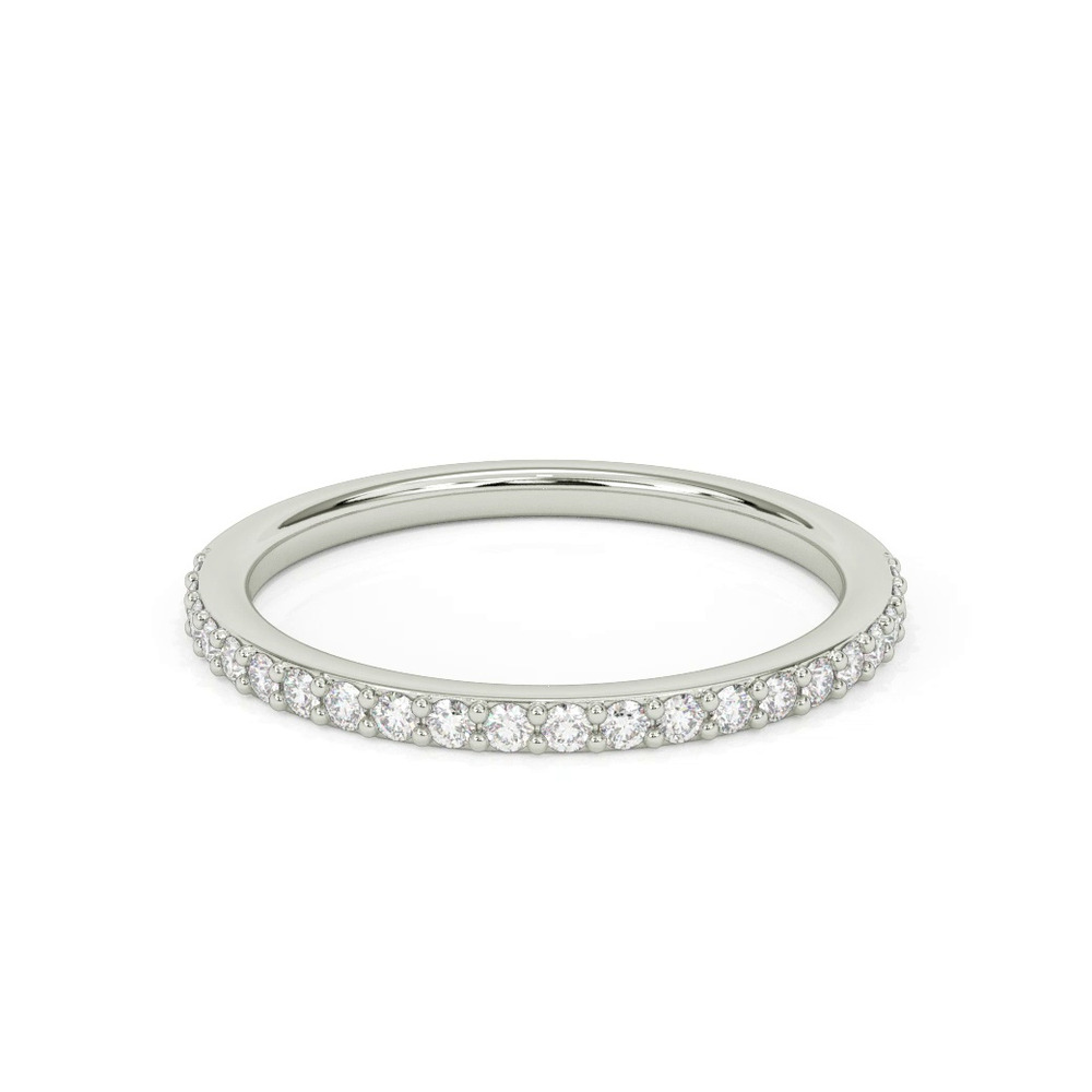 360 degree view of Aoife Pavé Diamond Band