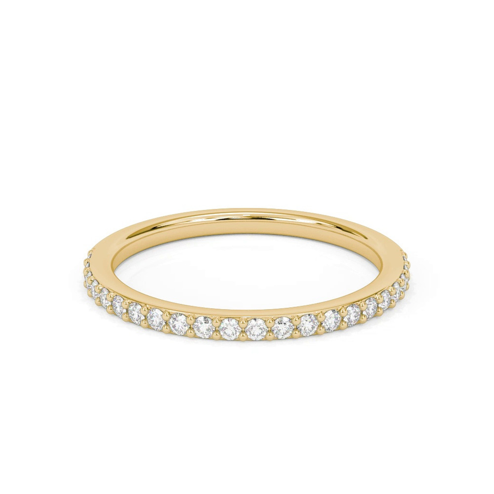 360 degree view of Aoife Pavé Diamond Band