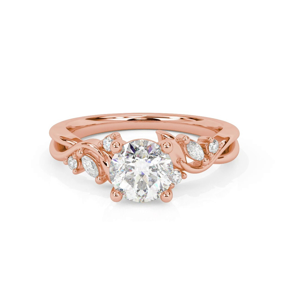 360 degree view of Jules Pavé Engagement Ring