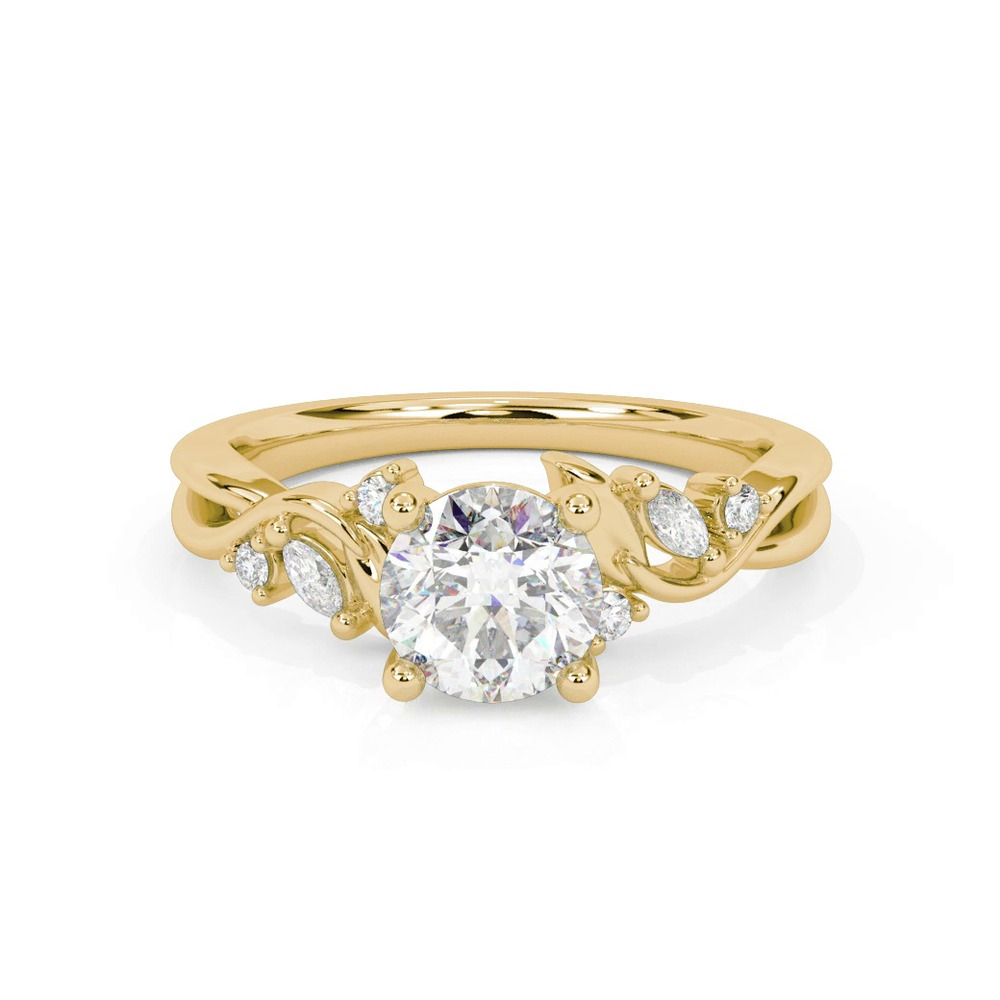360 degree view of Jules Pavé Engagement Ring