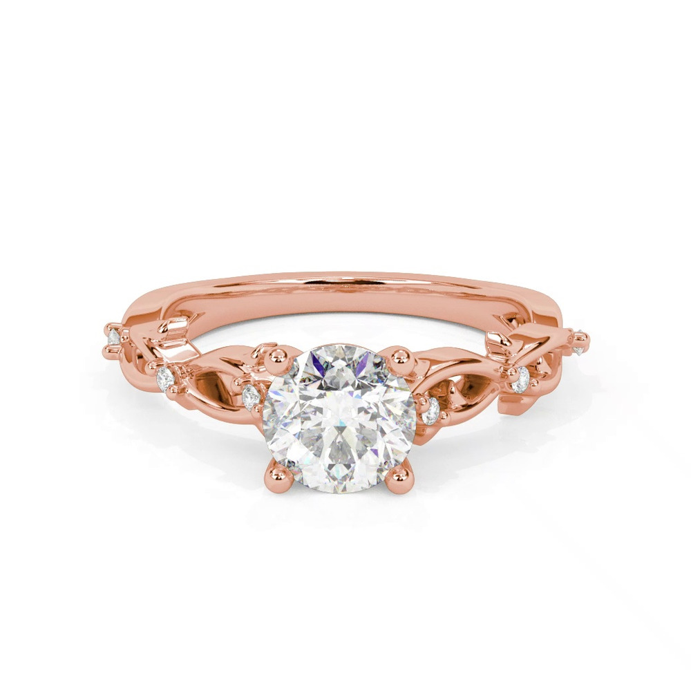 360 degree view of Elena Thorny Vine Engagement Ring