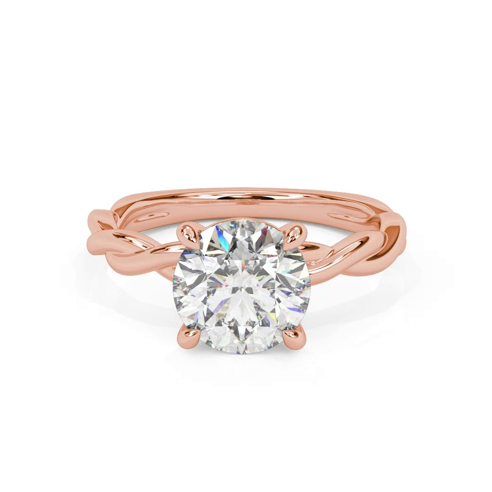 360 degree view of Whitely Twist Solitaire Engagement Ring