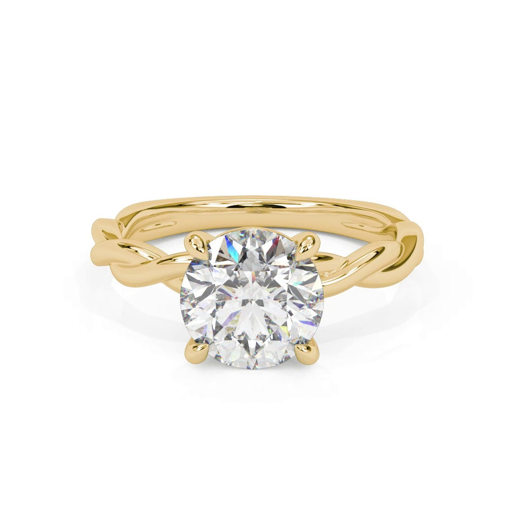 360 degree view of Whitely Twist Solitaire Engagement Ring