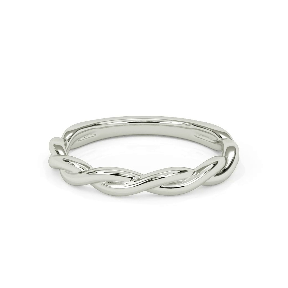 360 degree view of Whitely Twist Wedding Band