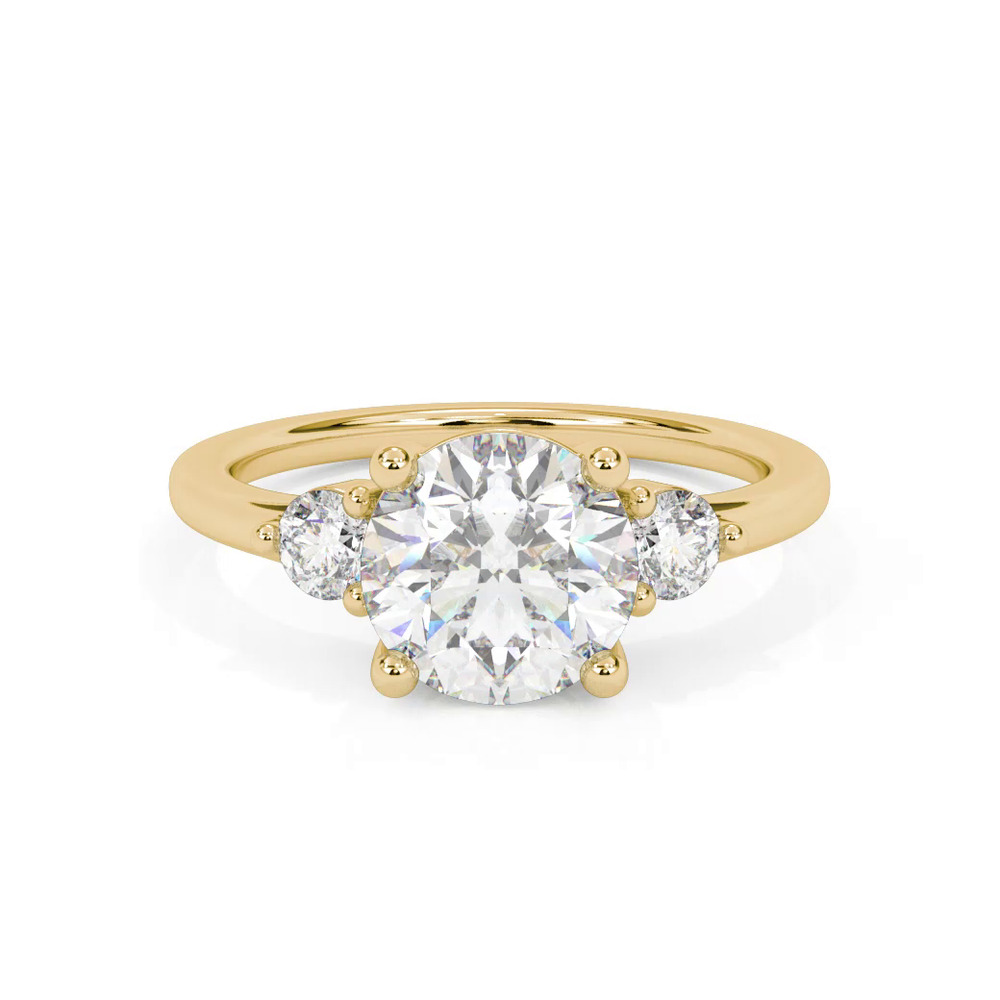360 degree view of Brigitte Three-Stone Engagement Ring (0.25 ct. tw.)