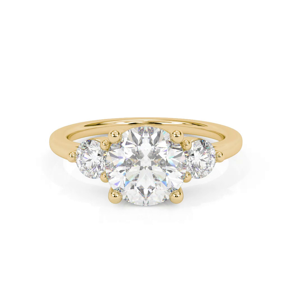 360 degree view of Brigitte Three-Stone Lab Diamond Engagement Ring (0.50 ct. tw.)