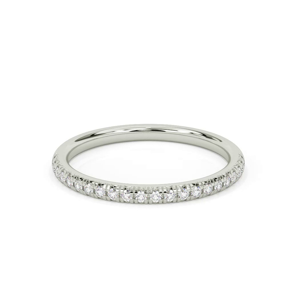 360 degree view of Jacie Lab Diamond Pavé Band (1.8 mm)