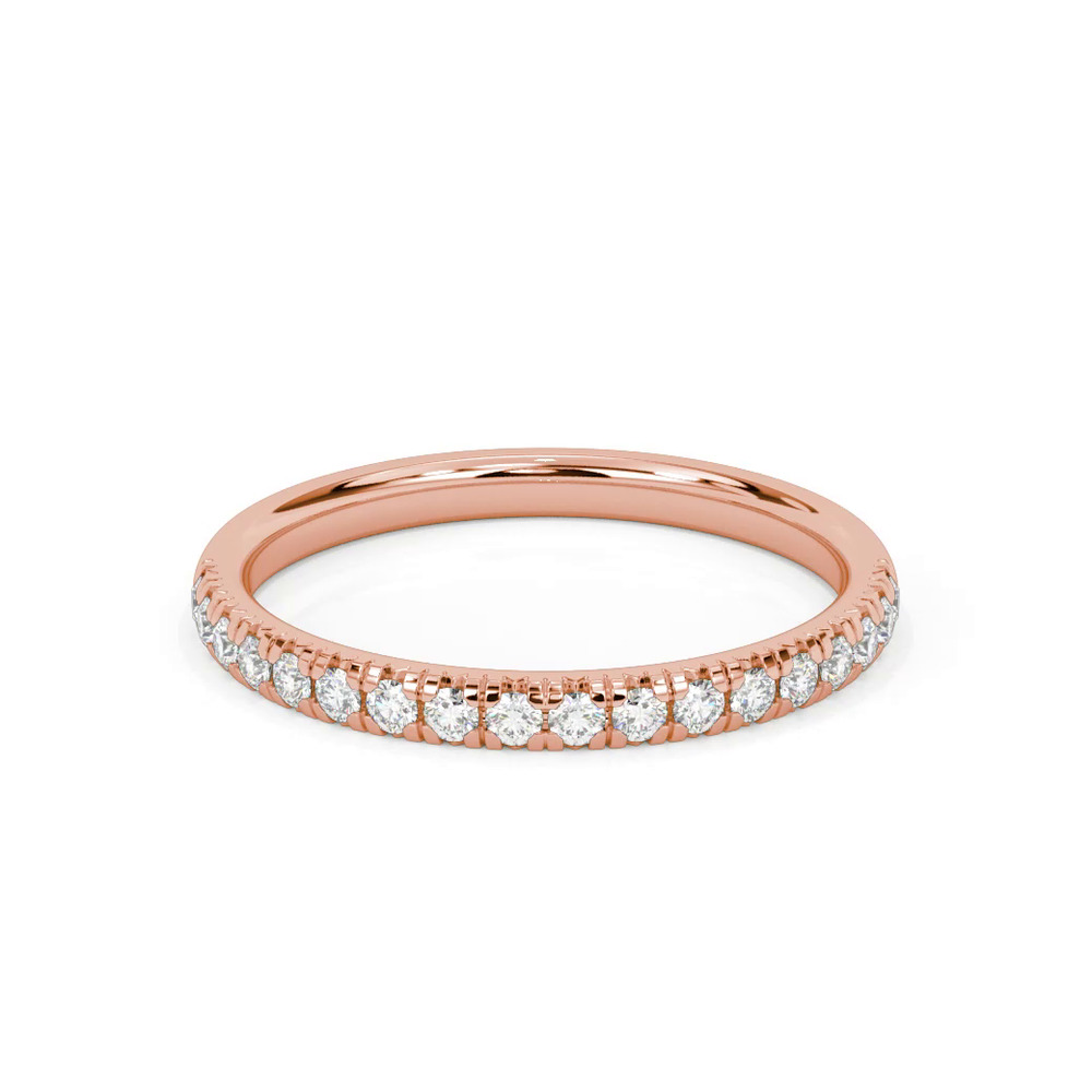 360 degree view of Jacie Lab Diamond Pavé Band (2 mm)